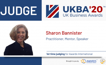 First time as a Judge at the Awards International UK Business Awards.